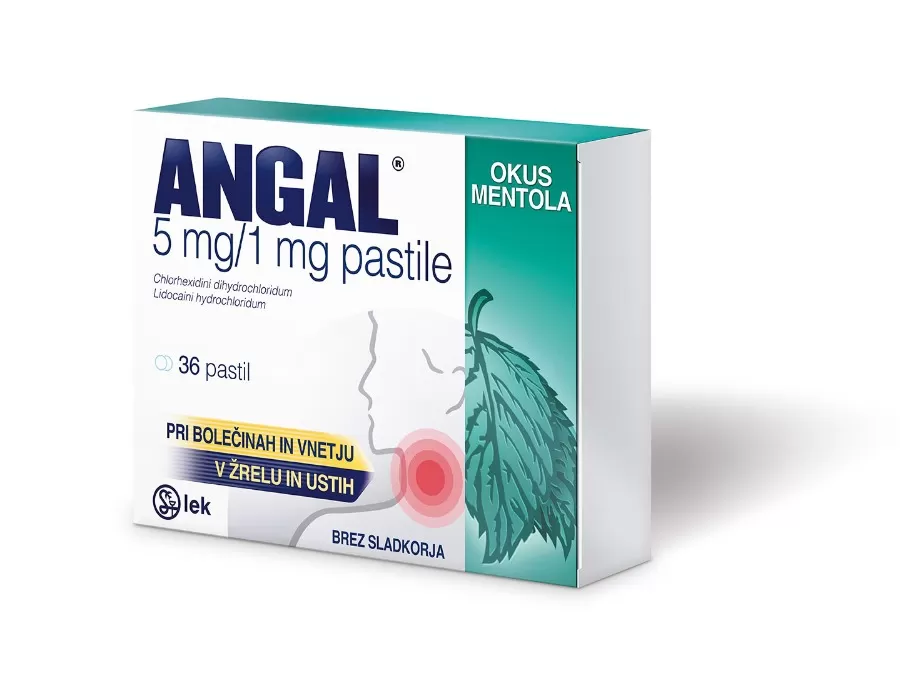 Angal 5 mg/1 mg pastile