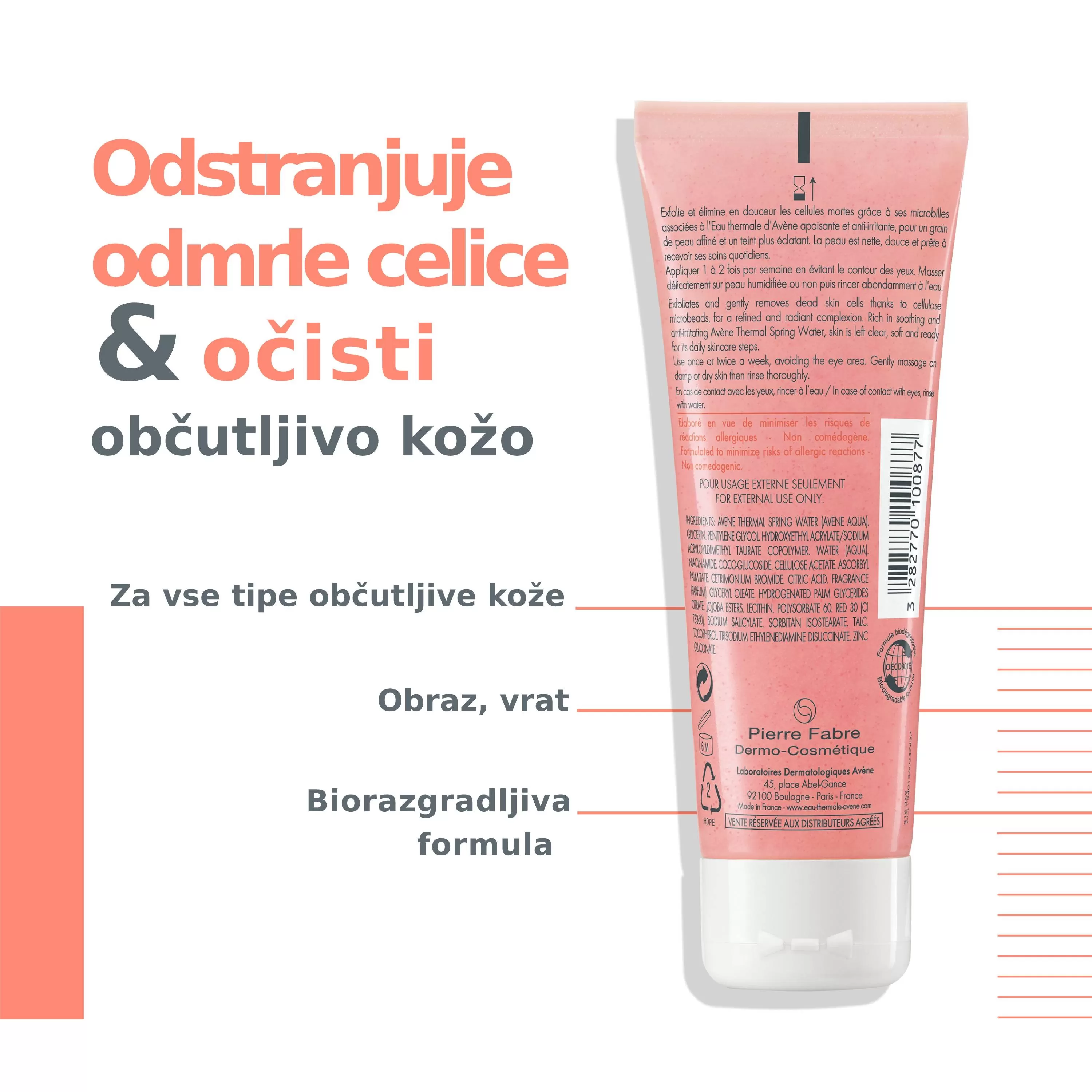 Avene, blagi gel za obraz 