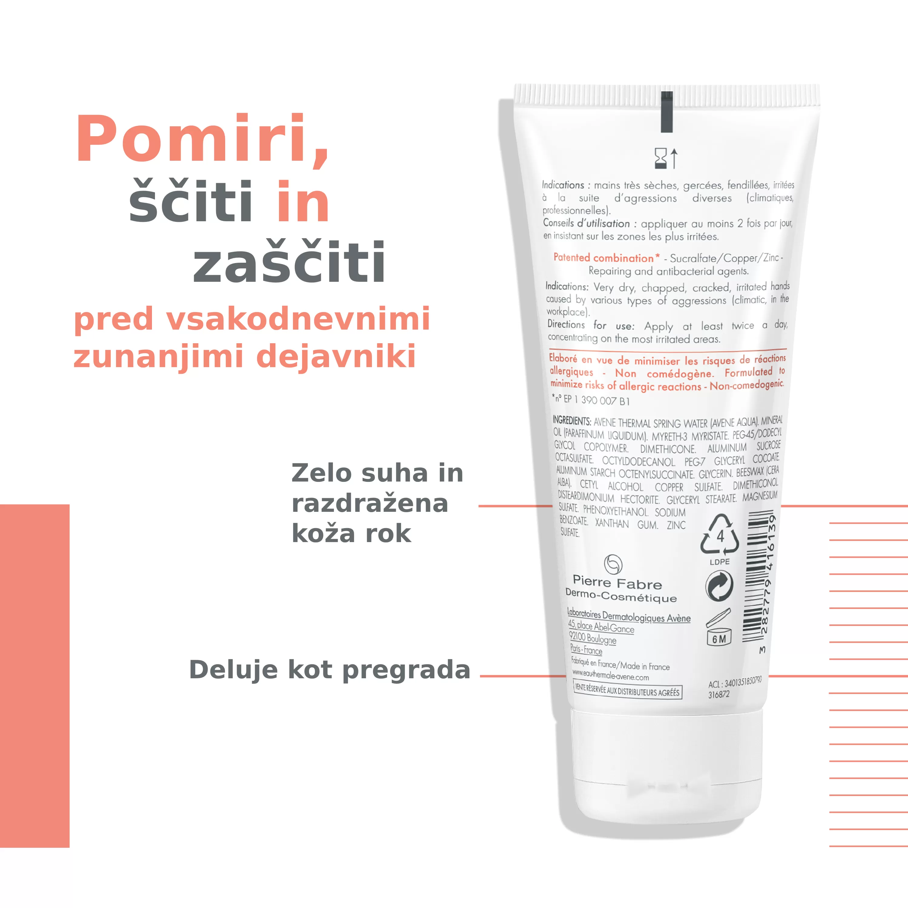 Avene Cicalfate Hand, krema za roke