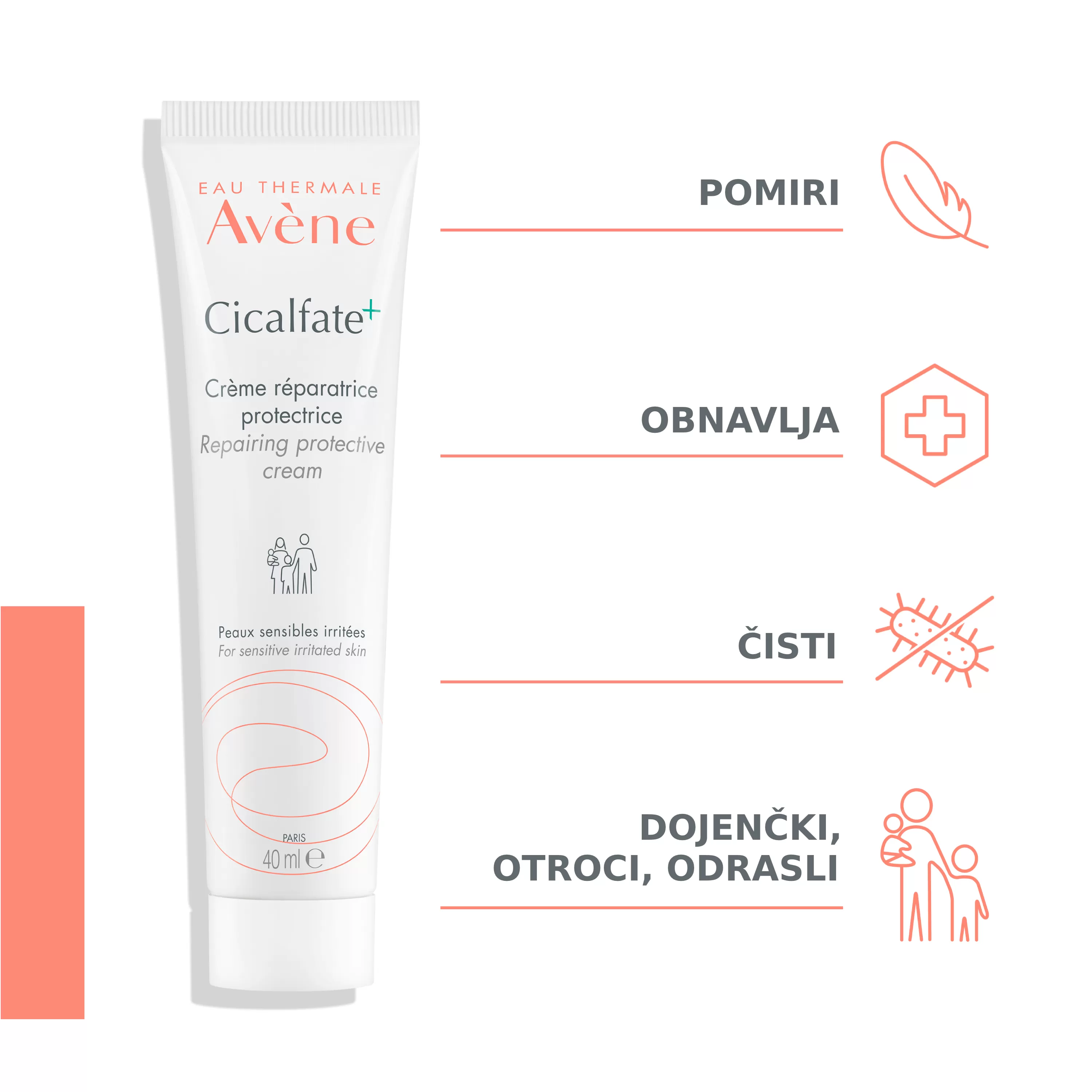 Avene Cicalfate+ REPAIR, krema