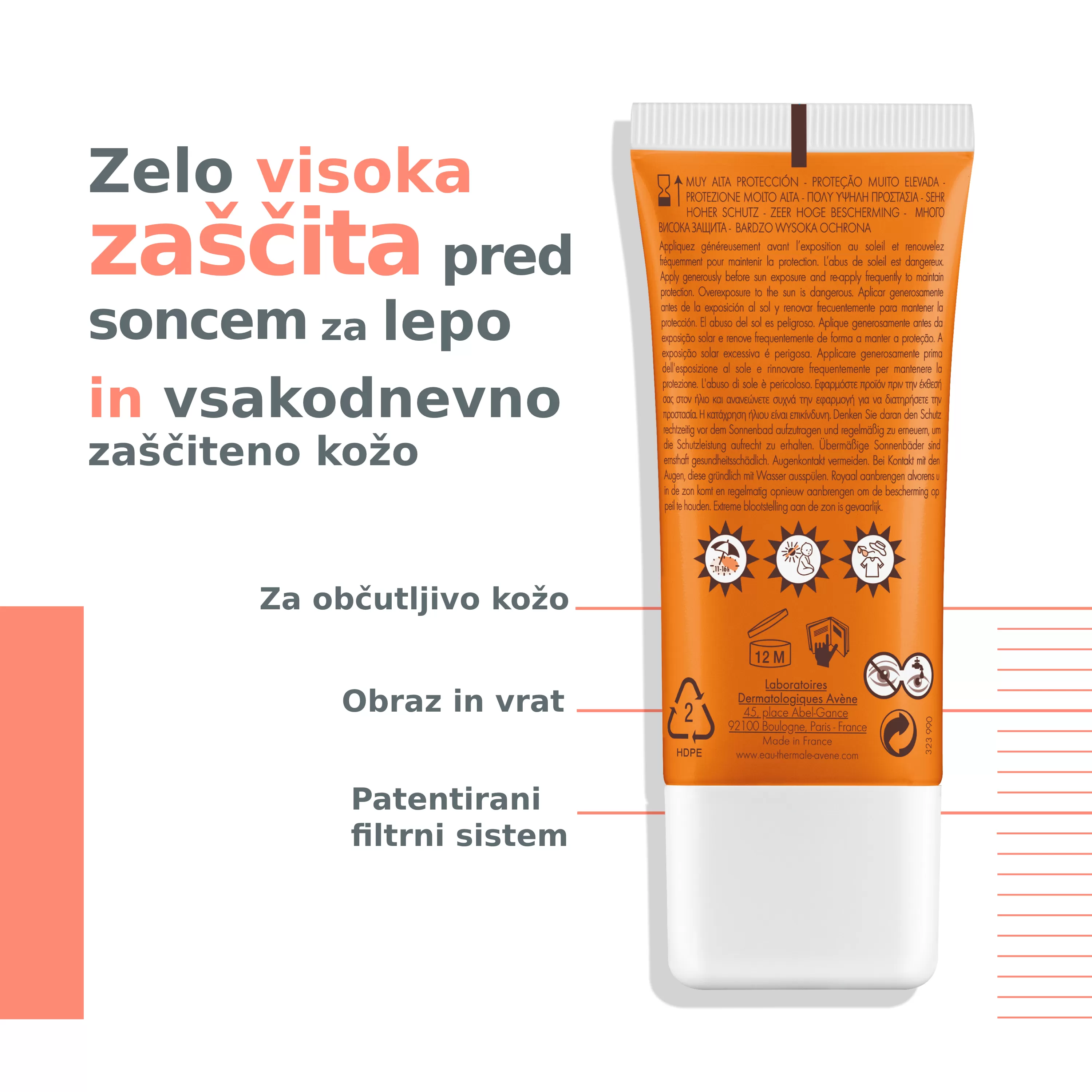 Avene Sun B-Protect, krema, ZF50