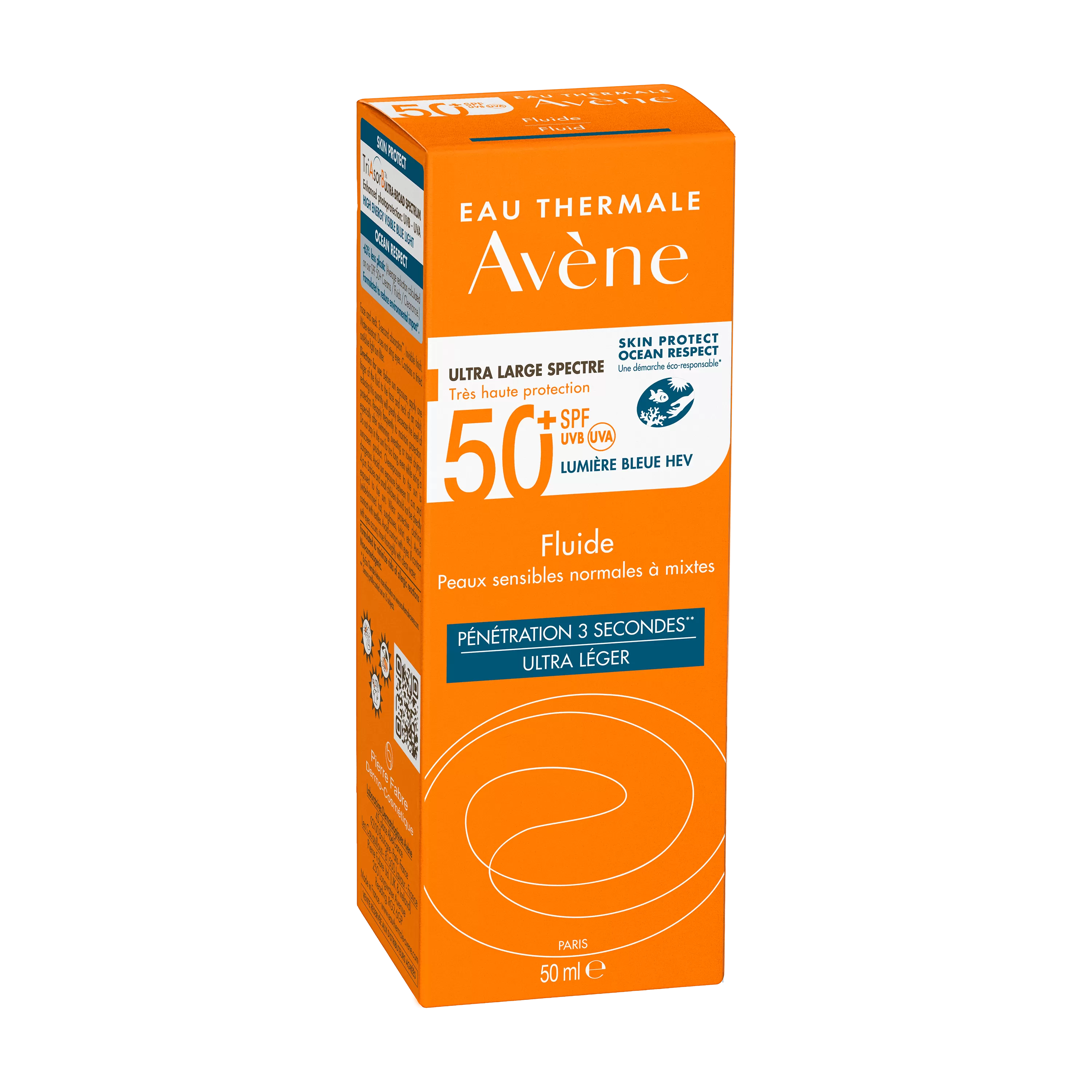 Avene Sun, Ultra lahek fluid, ZF50