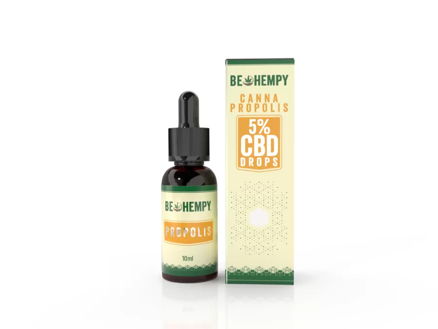 Be Hempy 5% CBD Canna propolis, kapljice