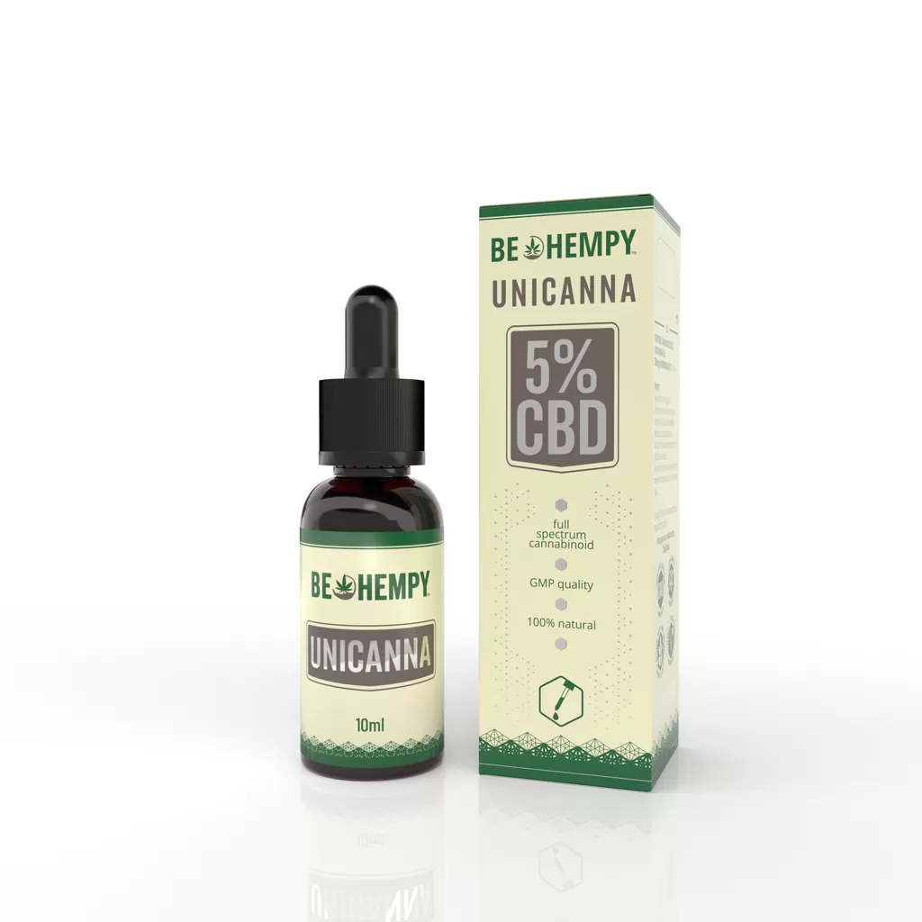 Be Hempy 5% CBD Unicanna, kapljice