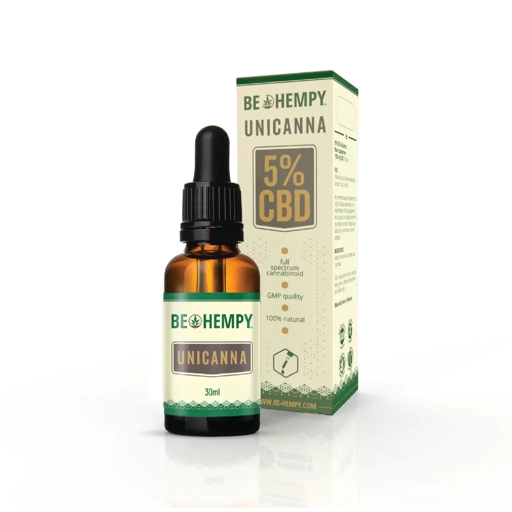 Be Hempy  5% CBD Unicanna, kapljice 