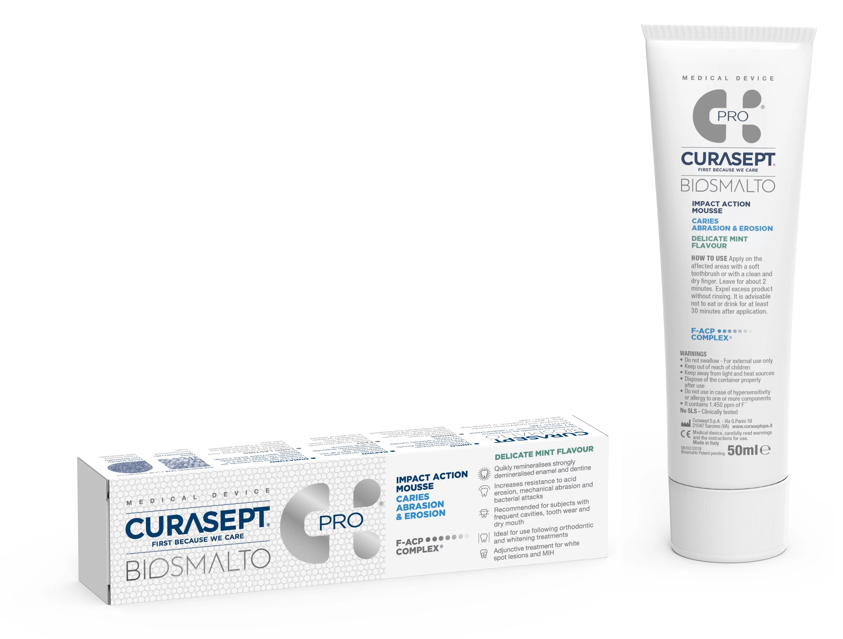 Curasept BIOSMALTO PRO, pena, meta