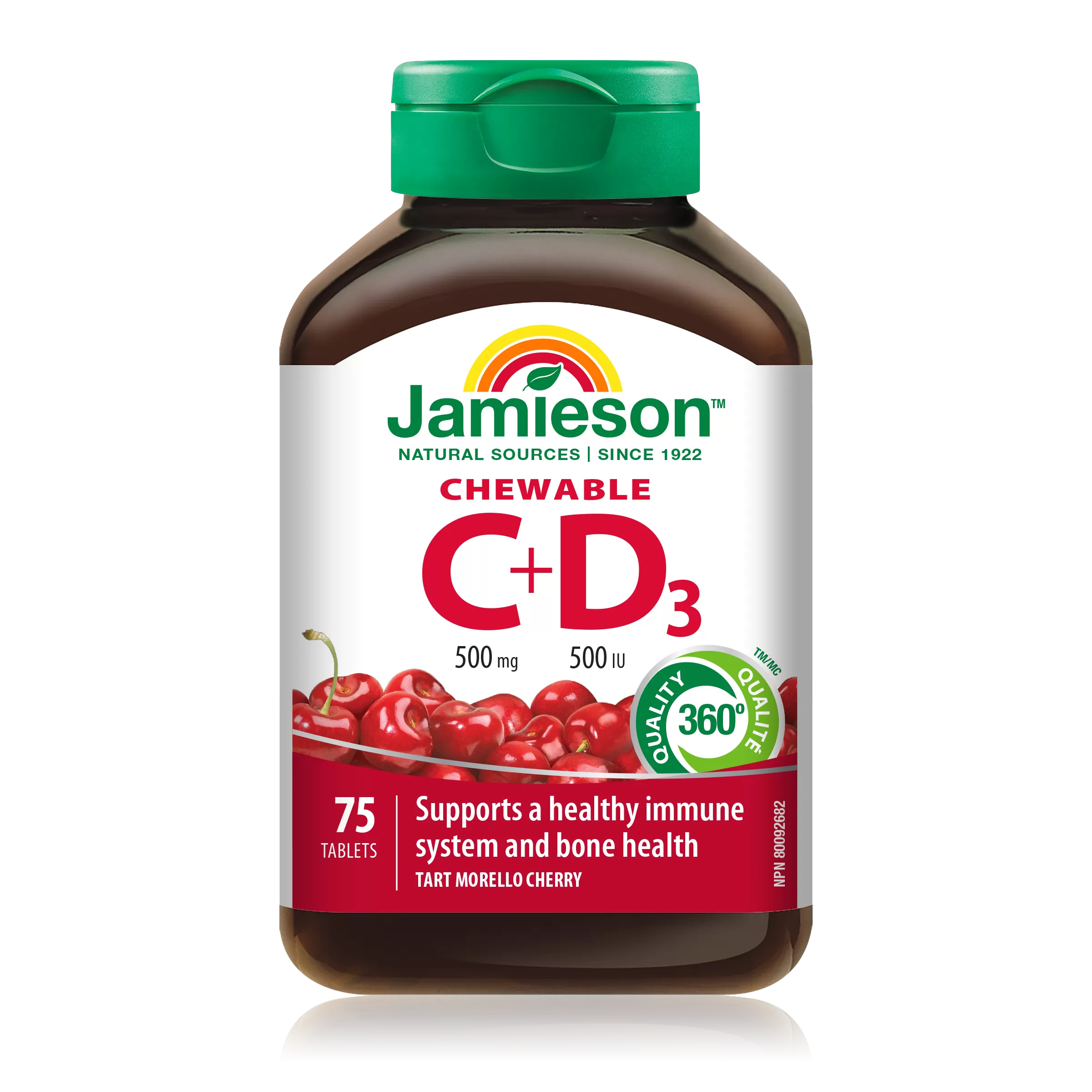 Jamieson Vitamin C+D žveč. tbl