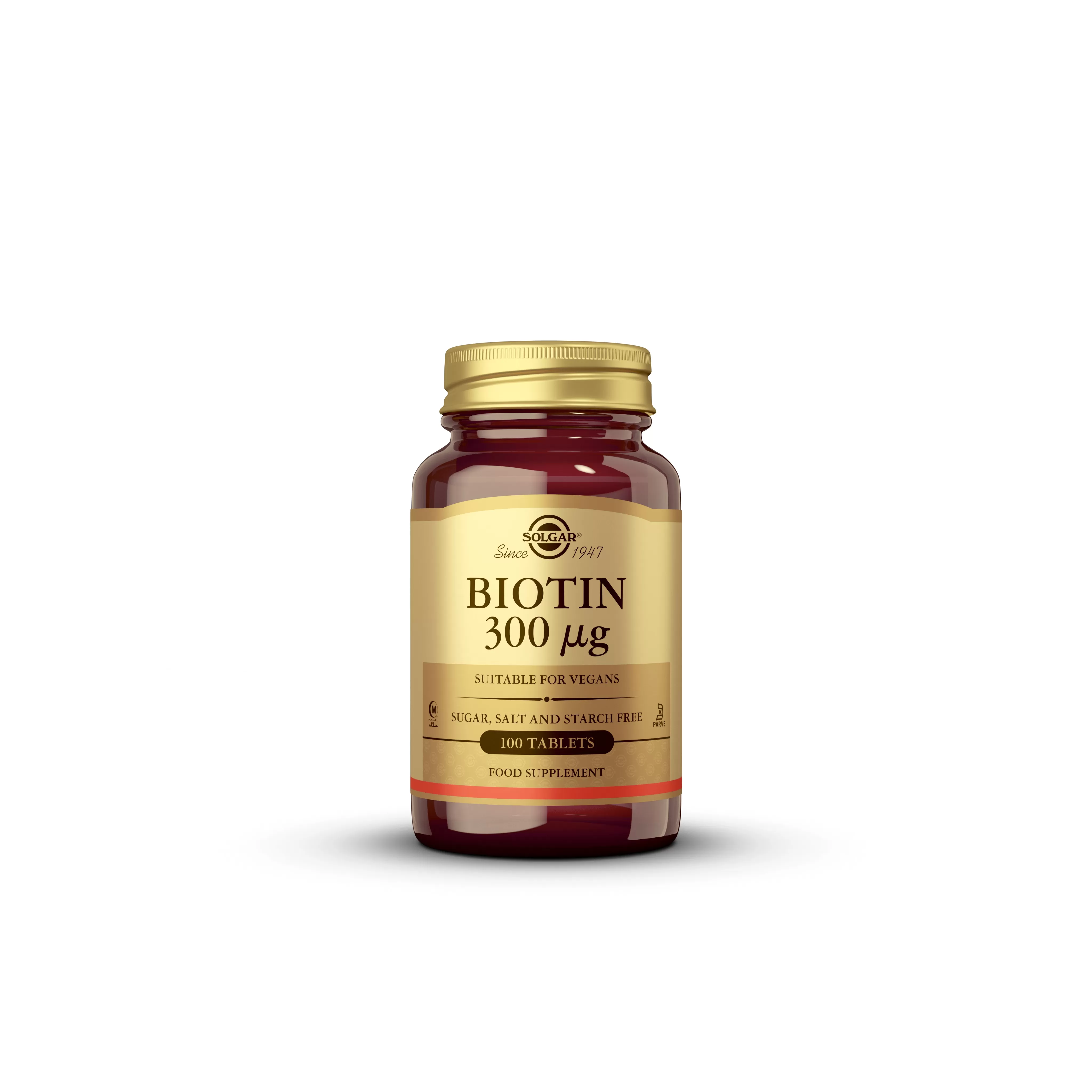 SOLGAR, Biotin 300 mcg, tbl